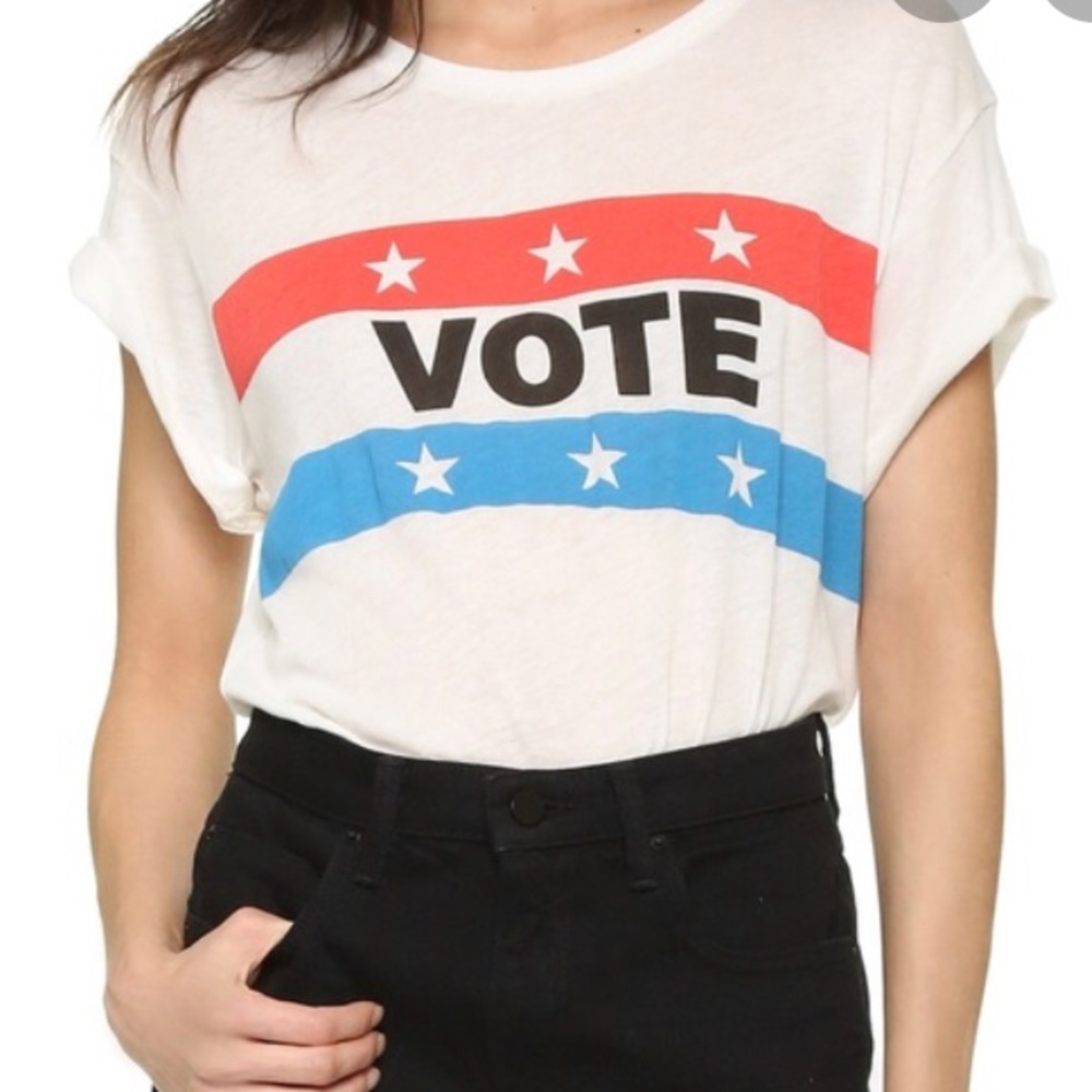 WILDFOX ‘Vote' Cotton Graphic Tee